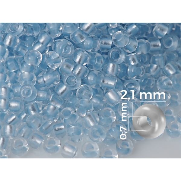 Preciosa rokajl 11/0 2,1 mm Modr (PRE11308) 20 g