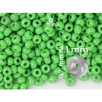 Preciosa rokajl 11/0 2,1 mm Zelená (2092_11XL) 50 g