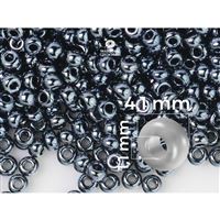 Preciosa rokajl 6/0 4,1 mm Hematit (49102) 50 g