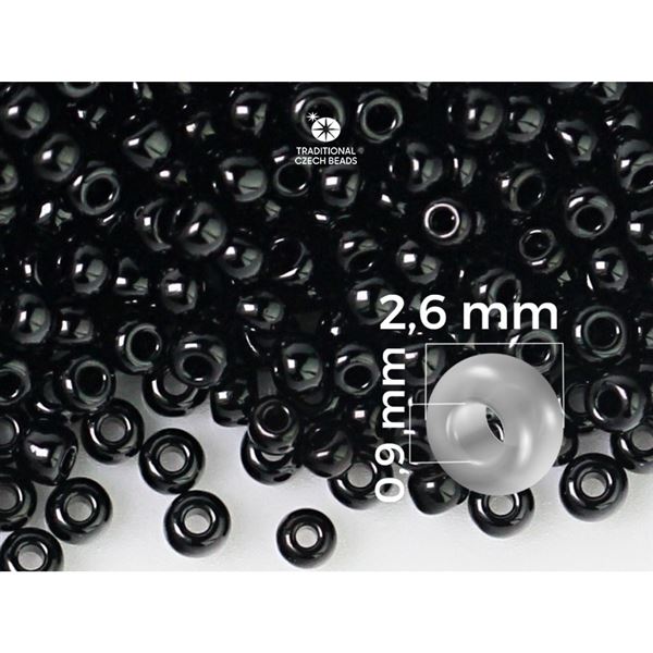 Preciosa rokajl 9/0 2,6 mm iern(23980) 20 g