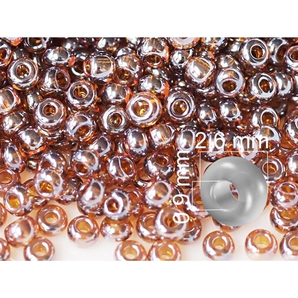 Preciosa rokajl 9/0 2,6 mm Hned (PRE9071) 50 g