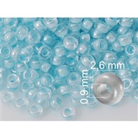 Preciosa rokajl 9/0 2,6 mm Modrá (PRE9074) 20 g