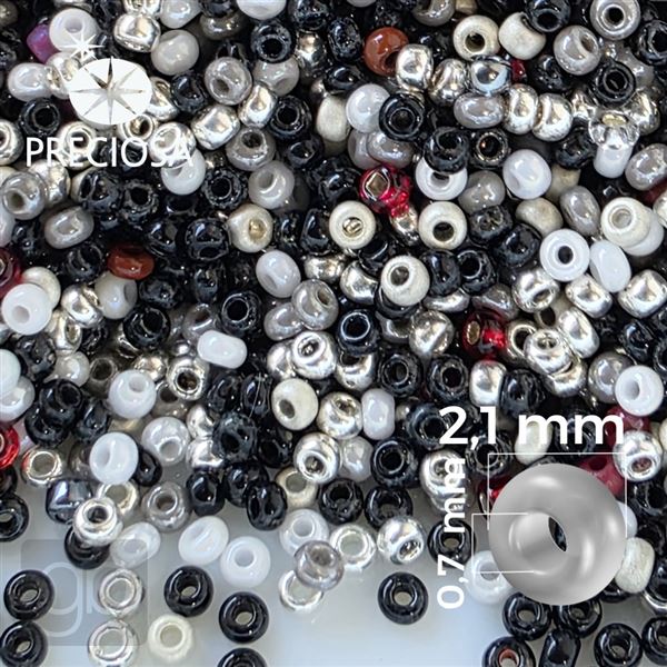 Preciosa rokajl MIX 11/0 2,1 mm 50 g PRM038
