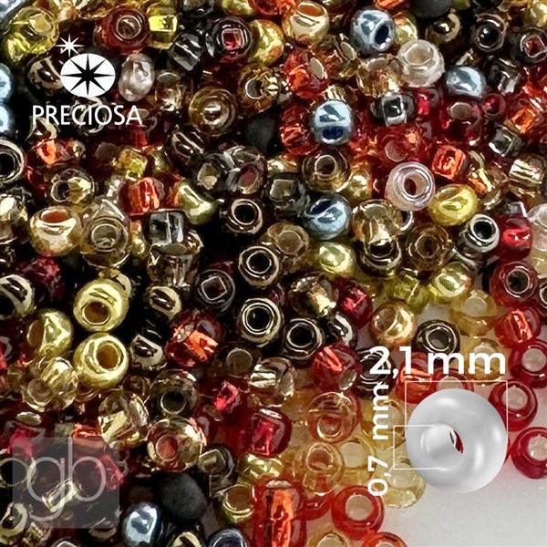 Preciosa rokajl MIX cca 3,5 x 10 mm 50 g PRM079