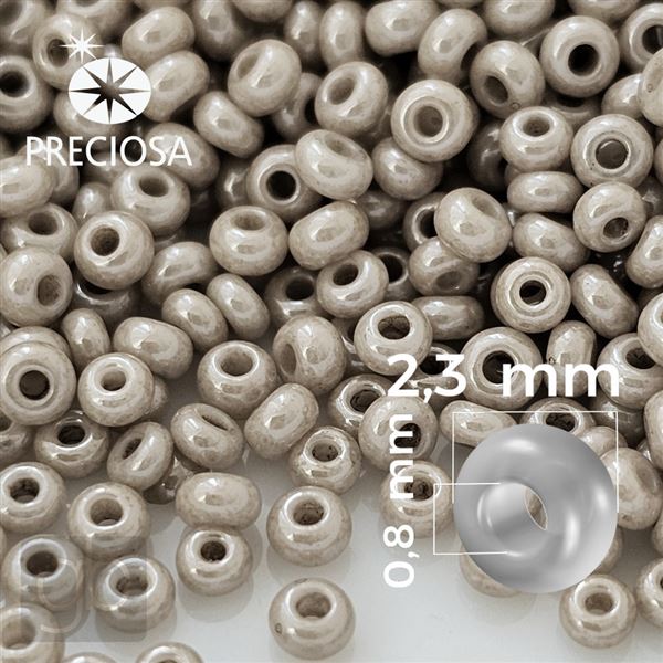 Preciosa rokajl 10/0 2,3 mm 50 g Bežová 46088