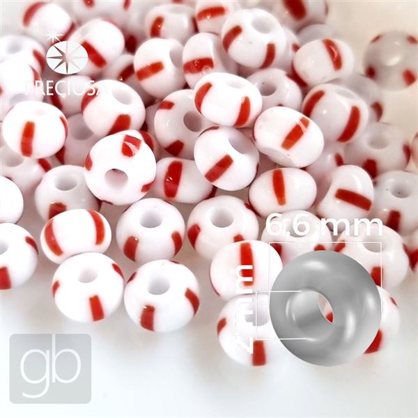 Preciosa STRIPED rokajl 1/0 (03890) 20 g