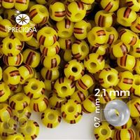 Preciosa korálky rokajl 11/0 ltá Oranová Hnedá 83950 50 g