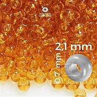 Preciosa rokajl 11/0 2,1 mm 50 g Hnedá 10070