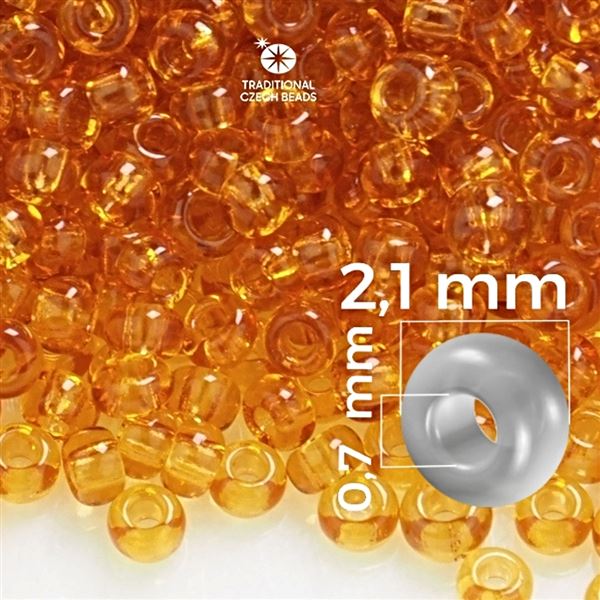 Preciosa rokajl 11/0 2,1 mm 50 g Hned 10070