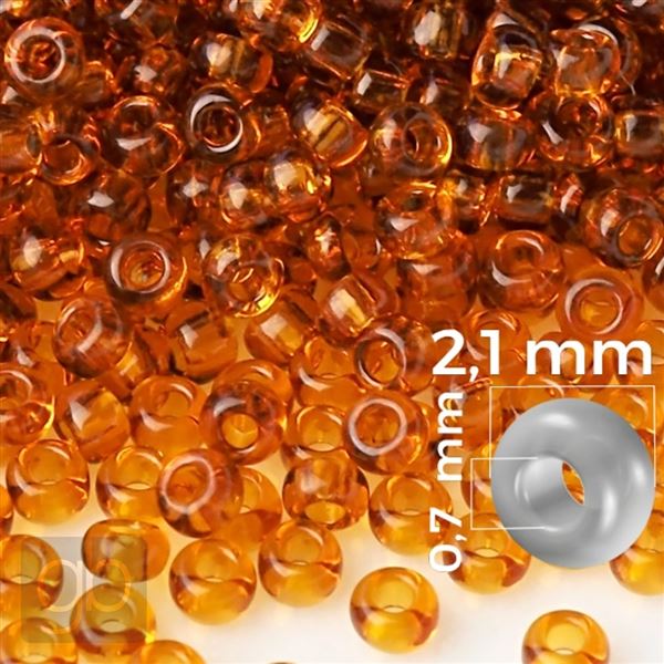 Preciosa rokajl 11/0 2,1 mm 50 g Hned 10090