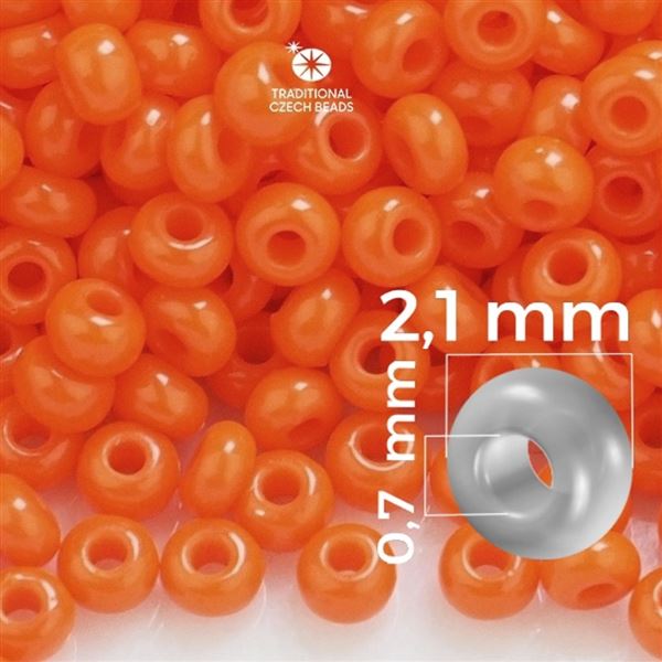 Preciosa rokajl 11/0 2,1 mm 50 g Oranov 93140