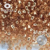 Preciosa rokajl 11/0 2,1 mm 50 g Oranová 08289