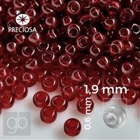 Preciosa rokajl 12/0 1,9 mm ervená 90120 20 g