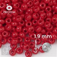 Preciosa rokajl 12/0 1,9 mm ervená 93210 20 g