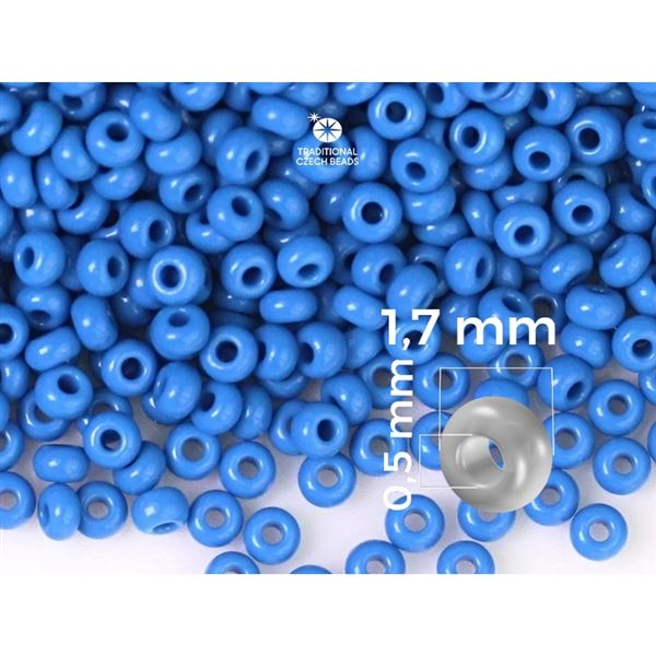Preciosa korlky rokajl 13/0 1,7 mm Modr (33220) 20 g
