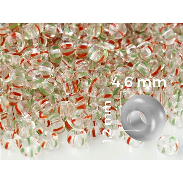 Preciosa STRIPED rokajl 5/0 (00950) 20 g