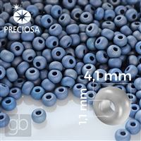 Preciosa rokajl 6/0 4,1 mm 50 g Modrá 18538
