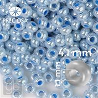 Preciosa rokajl 6/0 4,1 mm 50 g Modrá 37336