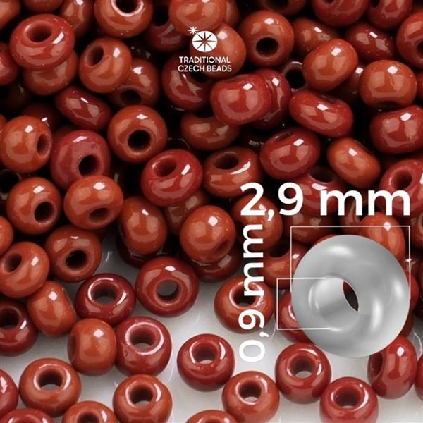 Preciosa rokajl 8/0 2,9 mm 50 g Hned 13600