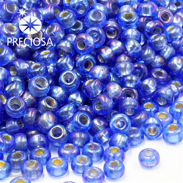 Preciosa korlky rokajl 8/0 2,9 mm Modr (37039) 50 g