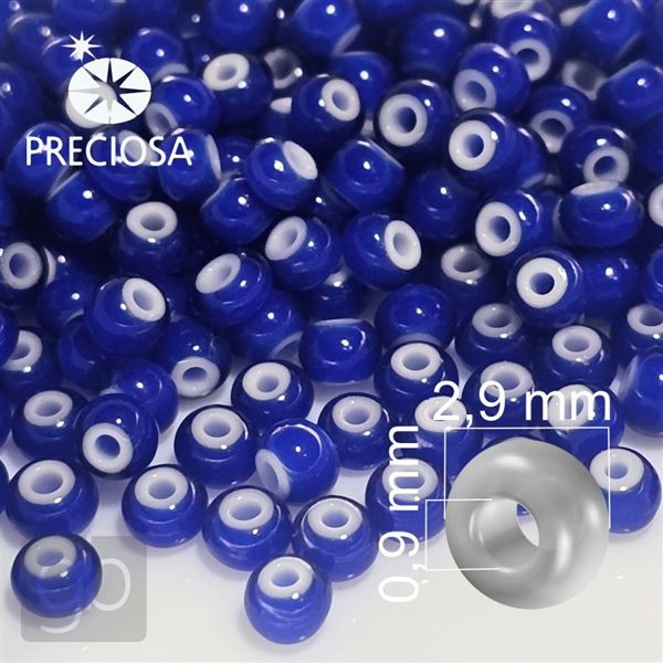 Preciosa CORNELIAN 8/0 2,9 mm 50 g Modrá 33710