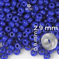 Preciosa rokajl 8/0 2,9 mm 50 g Modrá 33050