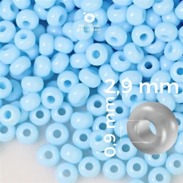 Preciosa rokajl 8/0 2,9 mm 50 g Modr 63000