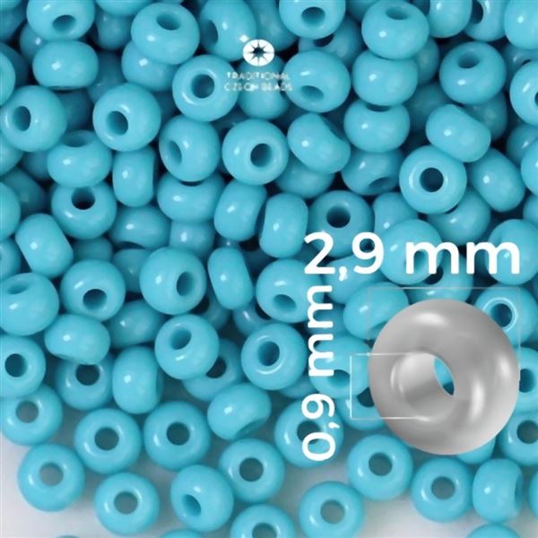 Preciosa rokajl 8/0 2,9 mm 50 g Modr 63030