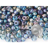 Preciosa korálky rokajl 8/0 2,9 mm Iris (41010) 20 g
