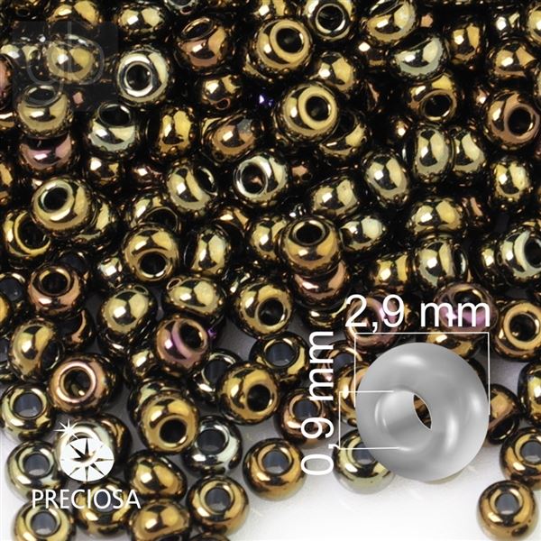 Preciosa rokajl 8/0 2,9 mm Iris hned (59115) 20 g
