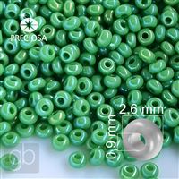 Preciosa rokajl 9/0 2,6 mm 20 g Zelená 54230