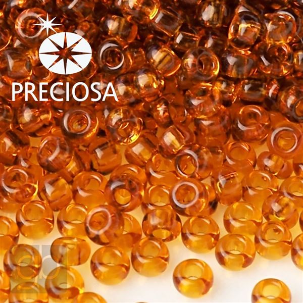 Preciosa rokajl 9/0 2,6 mm 20 g Hnedá 10090