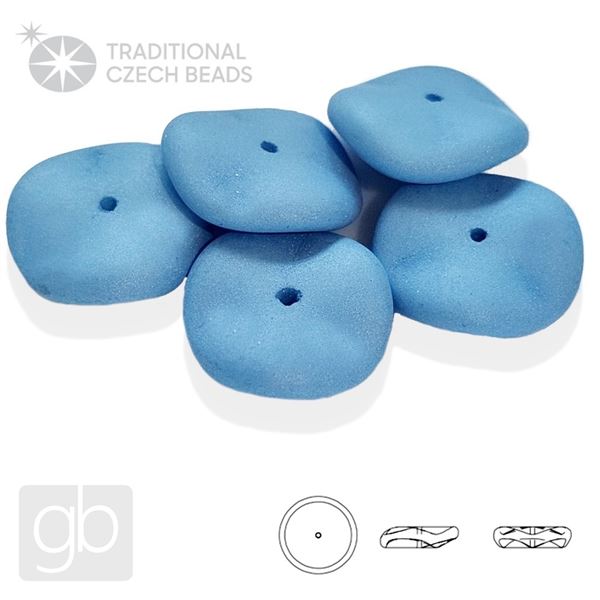PRECIOSA RIPPLE 12 mm 5 ks 02010-29576 Modr 