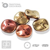 PRECIOSA RIPPLE 00030-98542 12 mm 5 ks Zlatá Ruová