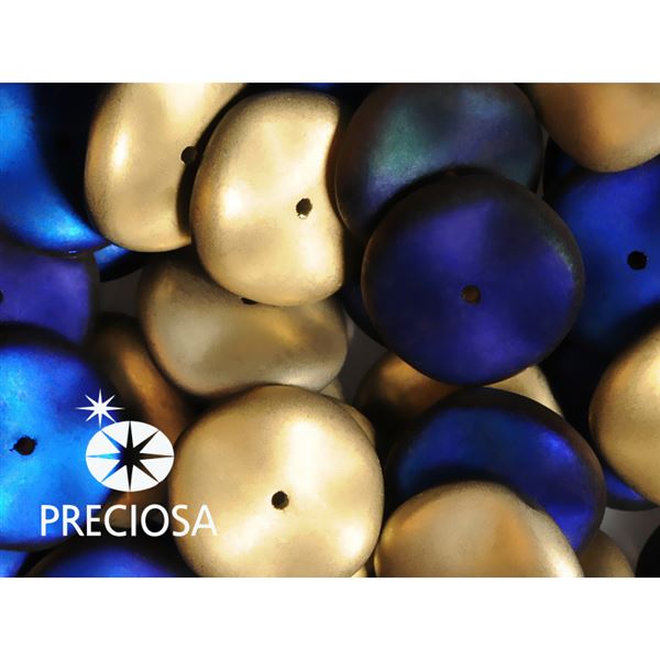PRECIOSA RIPPLE 12 mm 5 ks 00030-98848 Modr Zlat
