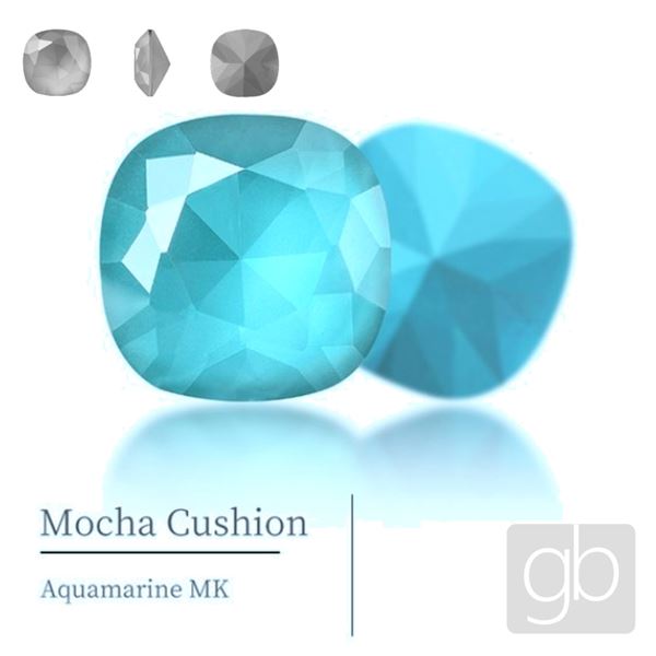 Rivoli tvorcov 12 mm Aquamarine