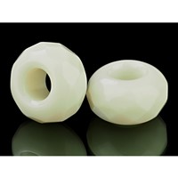Korálky ambala 13x7 mm (otvor 5 mm) tá svtlá SAM035