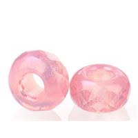Korálky ambala 13x7 mm (otvor 5 mm) Ruová SAM051