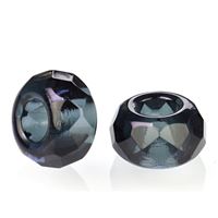 Korálky ambala 13x7 mm (otvor 5 mm) Sivá SAM067