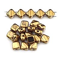 Silky Beads Dia 6x6 mm Zlatá (23980 90215)