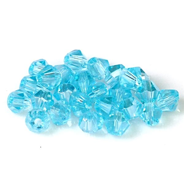 Brsen korlky Bicone 3 mm Modr SL_F3_10