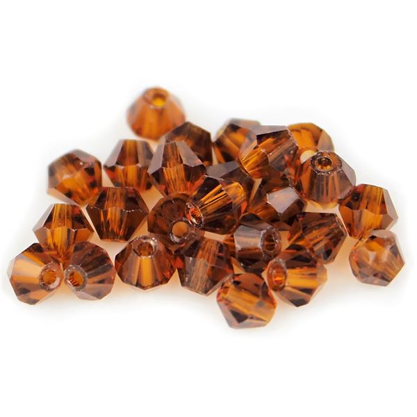 Brsen korlky Bicone Slnieka 3 mm Hned SL_F3_21