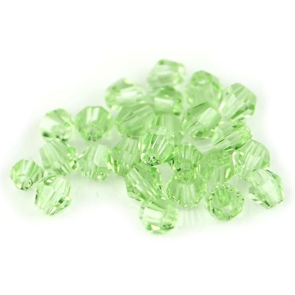 Brsen korlky Bicone Slnieka 3 mm Zelen SL_F3_44