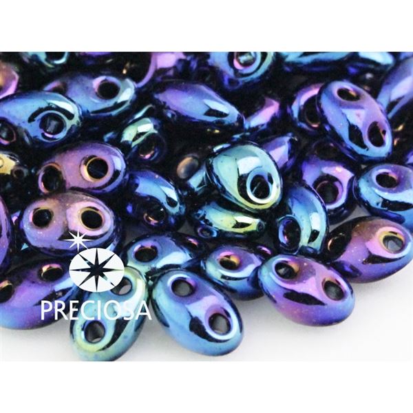 Preciosa korlky TWIN 2,5x5 mm (59135) 10 g