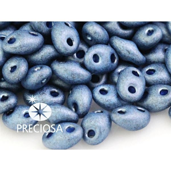 Preciosa korlky TWIN MATT 2,5x5 mm (28936) 10 g