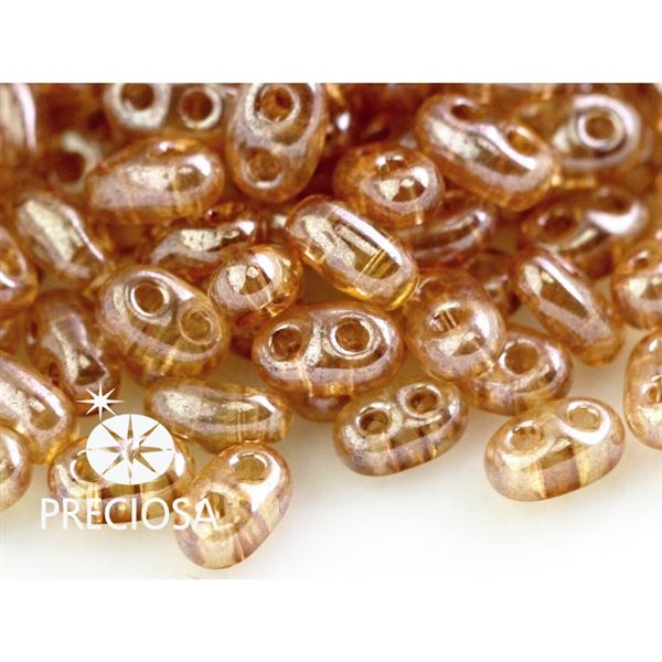 Preciosa korlky TWIN 2,5x5 mm (48018) 10 g
