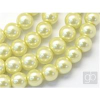 Korálky voskované perly O6 mm ltá VO6041