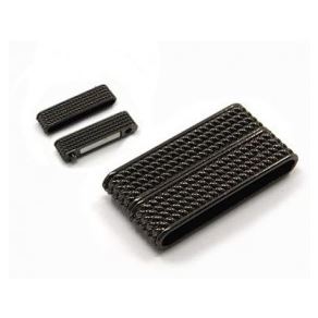 Magnetick zapnanie 37,5x19x7 mm (Otvor 34x4 mm) Hematit