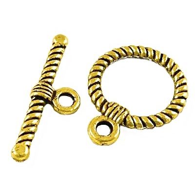 Americk zapnanie O 17 mm biutrne kov 1 ks Starozlato
