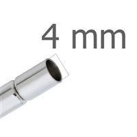 Magnetické zapínanie Platina otvor 4 mm